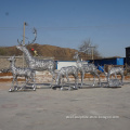 Garden decoration metal iron deer sculpture